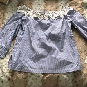 NWT Elle Off the Shoulder Spring Top